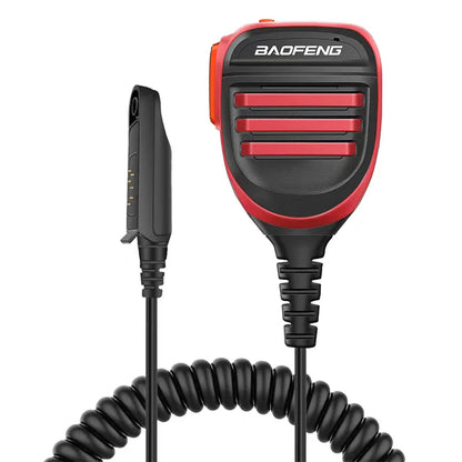 Micro-Haut-Parleur PTT Étanche Baofeng – Compatible UV-9R Pro, UV-68, BF-9700, Ham Radio