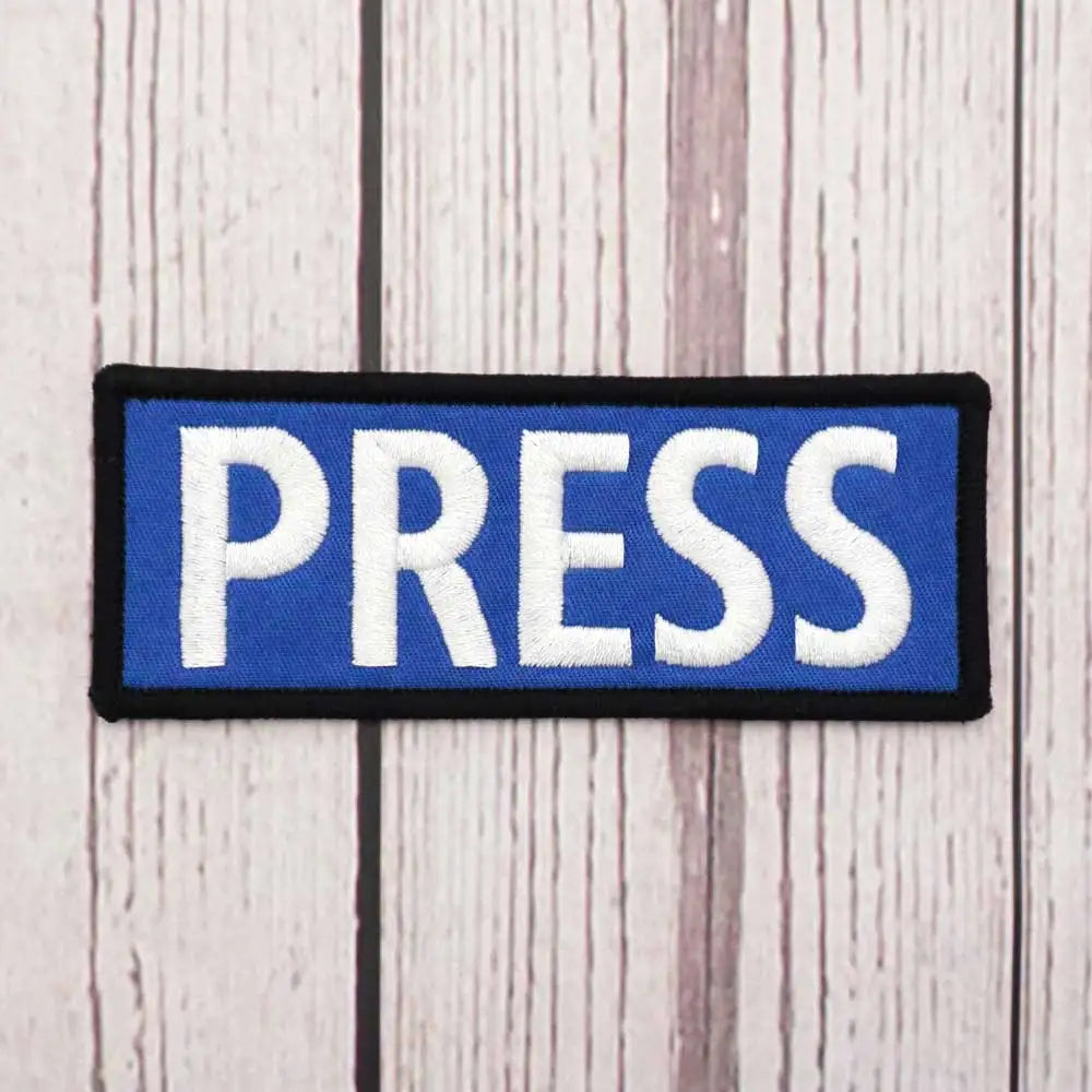 Patch Brodé PRESS – Insigne Militaire | Velcro, Couture ou Adhésif