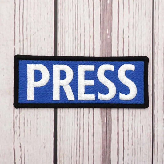 Patch Brodé PRESS – Insigne Militaire | Velcro, Couture ou Adhésif