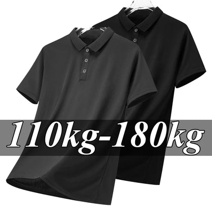 Polo Homme Grande Taille – Manches Courtes, Coupe Ample | XL à 7XL