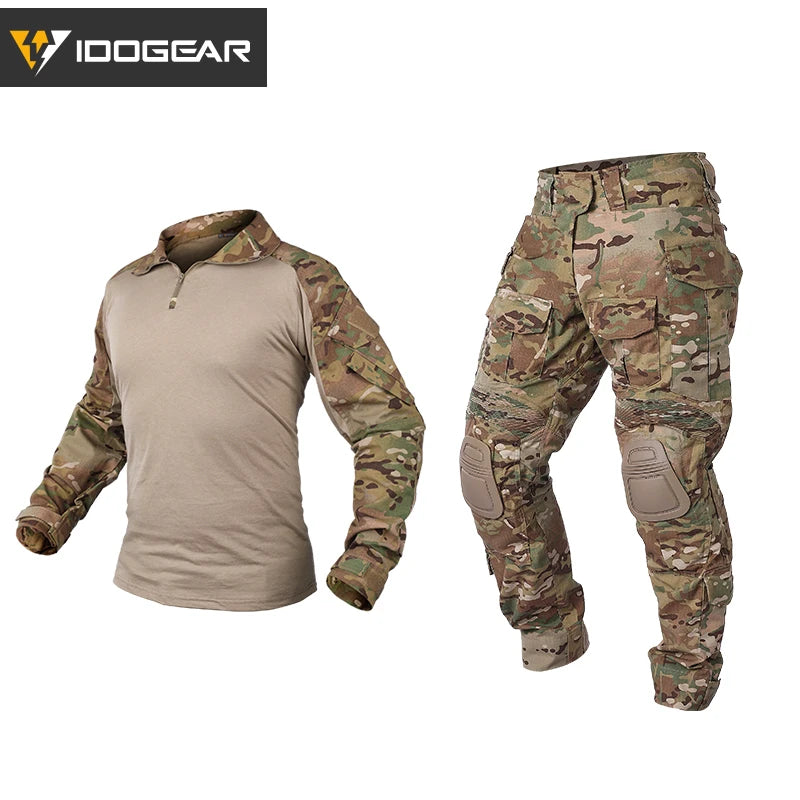 Uniforme Tactique IDOGEAR Gen3 Combat BDU avec Protections Coudes et Genoux - BLACKBEARD OUTDOOR INDUSTRIES