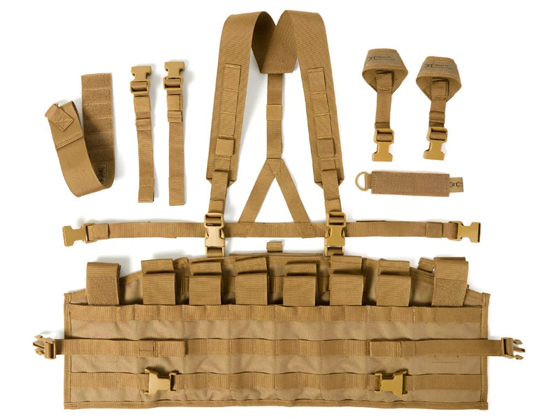 Chest rig tactique TAP MOLLE II – Panneau modulaire réglable