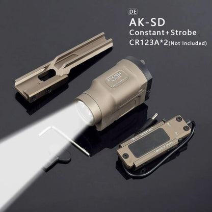 Lampe tactique LED pour rail Picatinny 20 mm – AK-SD et KLESCH