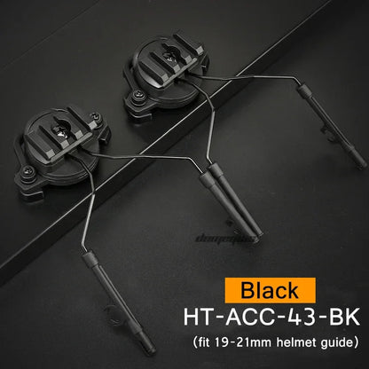 Support Casque Audio Tactique avec Adaptateur Rail pour Casque – Rotation 360° Ma boutique