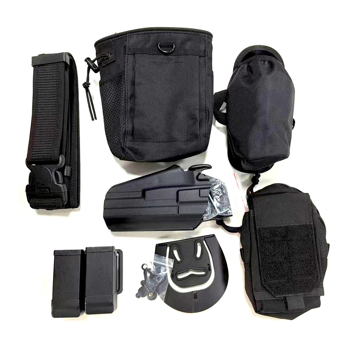Ceinturon Tactique Décrochage Rapide - Holster et Pochettes IPSC