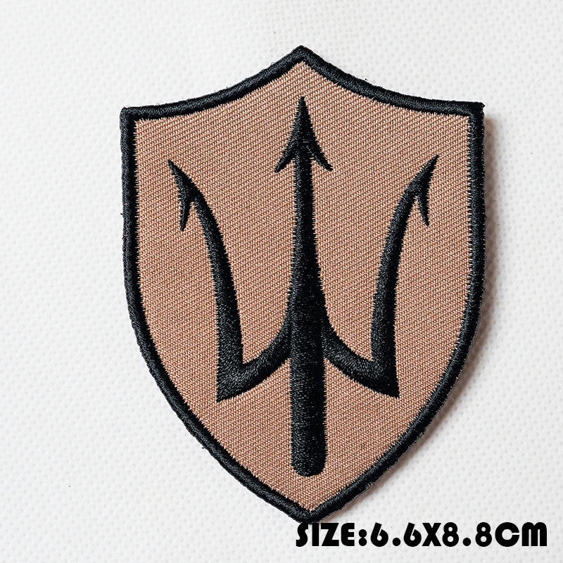Patch Tactique Brodé SEALS DEVGRU NSWDG – Écusson Velcro Militaire