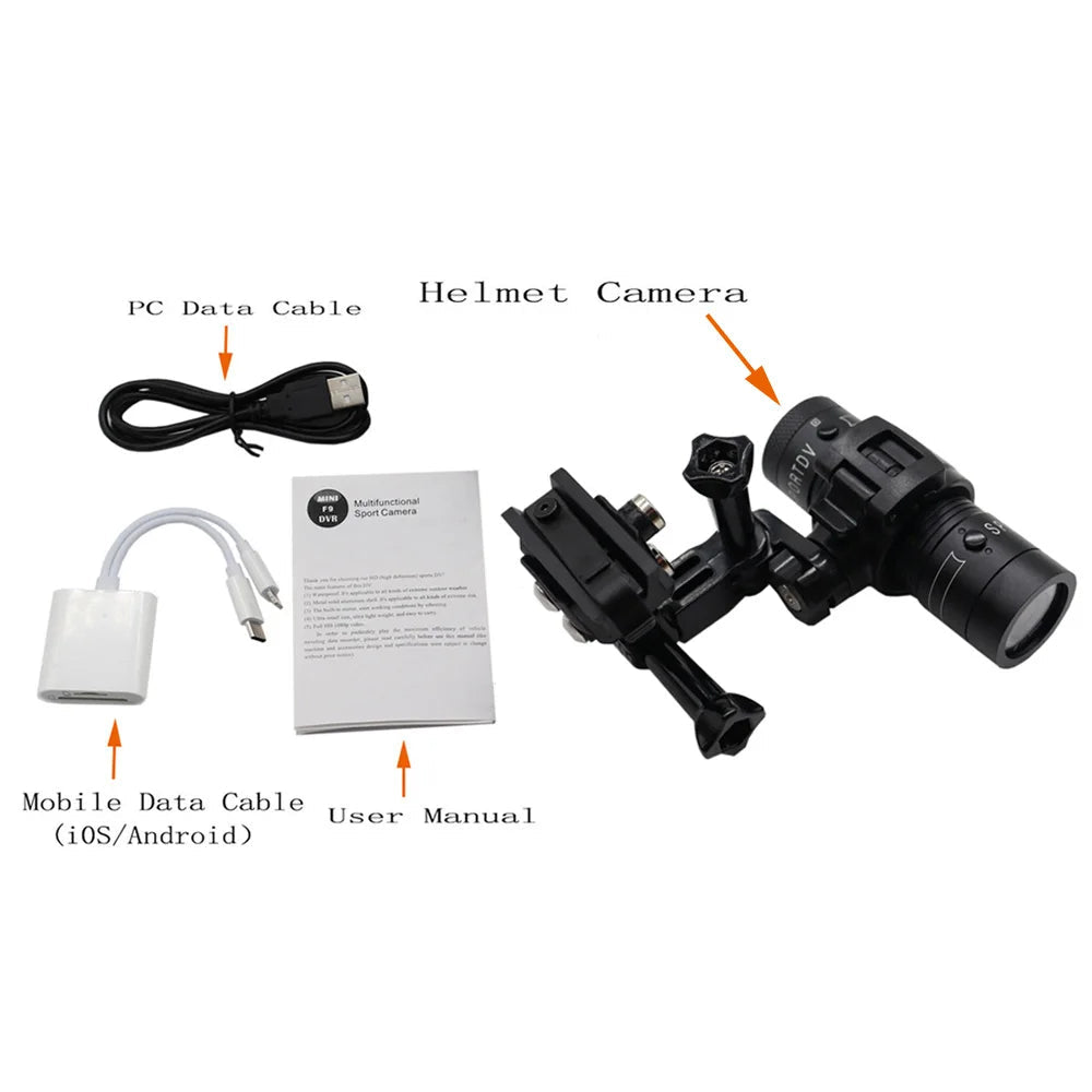 Caméra de Casque Tactique FAST MICH – 720P / 1080P, pour Chasse, Airsoft et Sports Extérieurs BLACKBEARD OUTDOOR INDUSTRIES