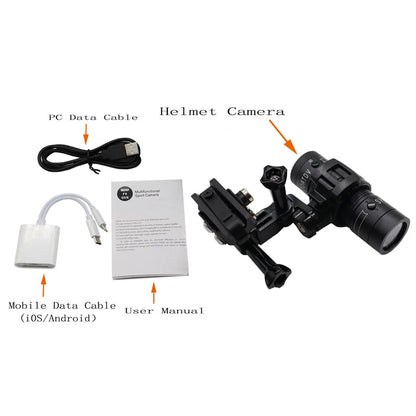 Caméra de Casque Tactique FAST MICH – 720P / 1080P, pour Chasse, Airsoft et Sports Extérieurs BLACKBEARD OUTDOOR INDUSTRIES