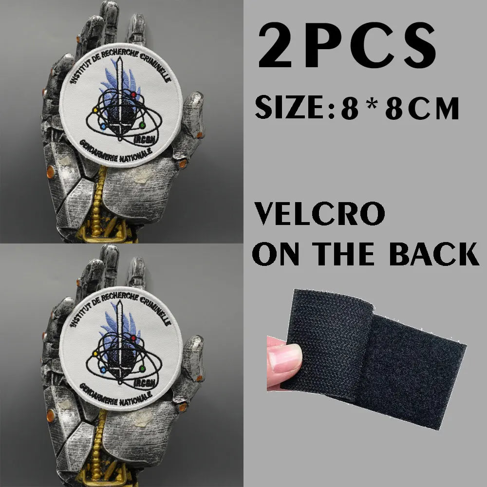Patch Gendarmerie Nationale Brodé — Velcro ou Thermocollant - BLACKBEARD OUTDOOR INDUSTRIES