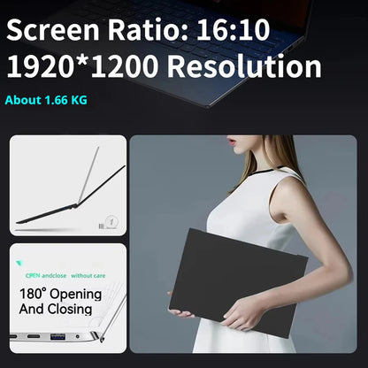 Firebat A16 Laptop – Ordinateur Portable Business Léger 16 pouces - BLACKBEARD OUTDOOR INDUSTRIES