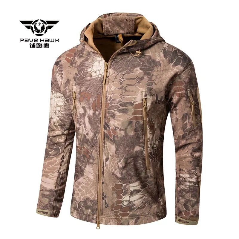 Veste Softshell Homme Shark Skin - Chaude, Respirante et Résistante aux Intempéries - BLACKBEARD OUTDOOR INDUSTRIES