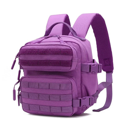 Mini sac à dos tactique femme 9 L avec porte-bouteille