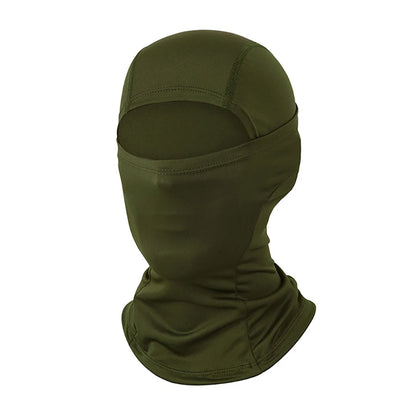 Cagoule anti-UV vélo et moto, masque visage et cou