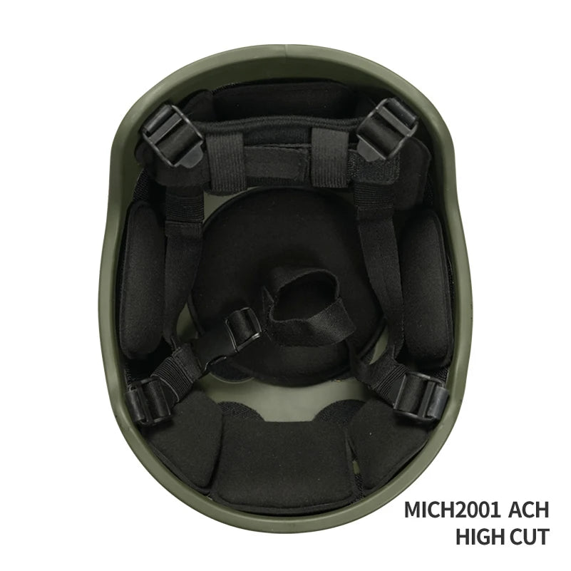 Casque tactique type MICH 2001 / 2002 – ABS, 55 à 60 cm