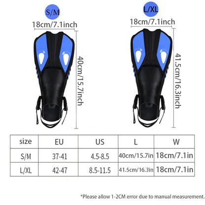 Set de Snorkeling 3-en-1 JoyMaySun – Masque Panoramique, Tuba Dry Top, Palmes Courtes et Sac de Transport - BLACKBEARD OUTDOOR INDUSTRIES