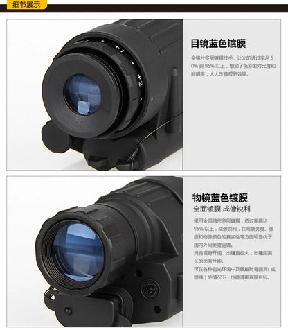 Monoculaire de vision nocturne PVS-14 numérique IR 200m pour une visibilité optimale