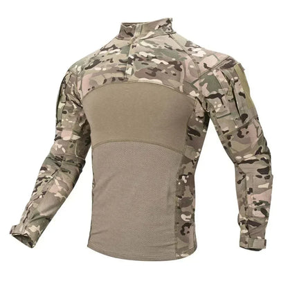 Chemise de Combat Homme à Manches Longues 1/4 Zip – Veste Tactique Outdoor - BLACKBEARD OUTDOOR INDUSTRIES