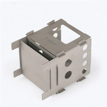 Réchaud à bois pliable en titane WS013T – Environ 126 g