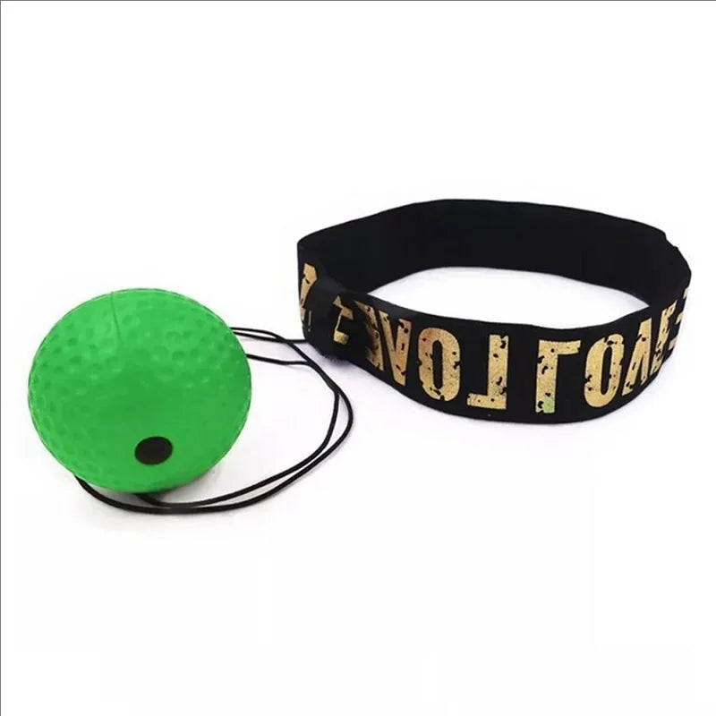 Speed Ball Boxe avec Bandeau Frontal – Entraînement Réflexes, Muay Thai, Sanda, MMA | Corde 90 cm | 4 Coloris - BLACKBEARD OUTDOOR INDUSTRIES