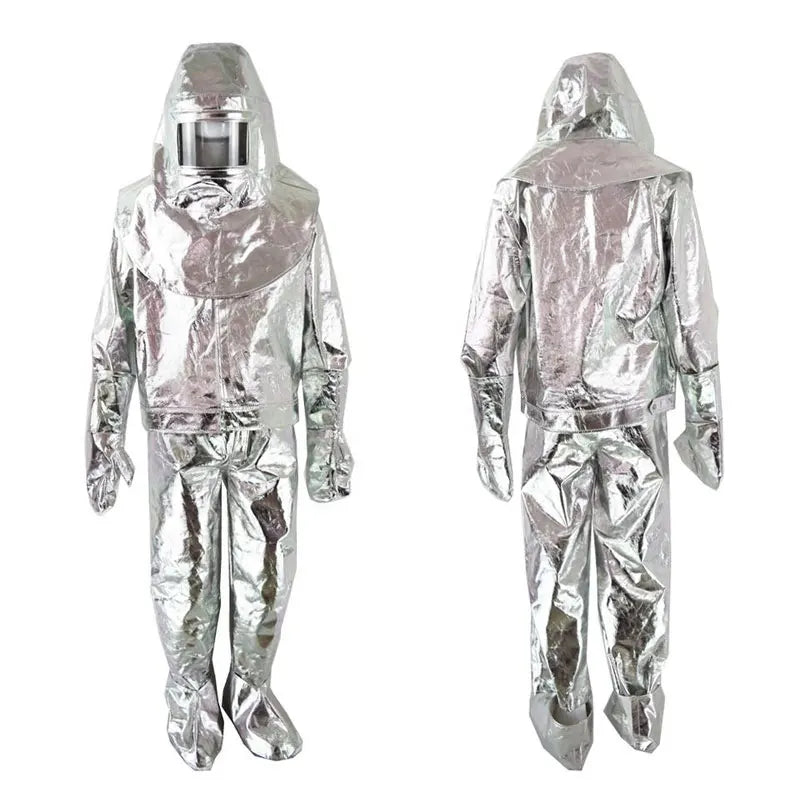 Combinaison ignifuge aluminisée 500 °C – Protection thermique pro pour pompiers et travaux à haute température - BLACKBEARD OUTDOOR INDUSTRIES