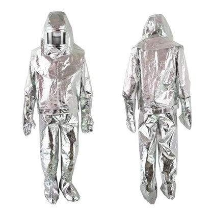 Combinaison ignifuge aluminisée 500 °C – Protection thermique pro pour pompiers et travaux à haute température - BLACKBEARD OUTDOOR INDUSTRIES