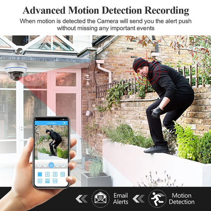 Caméra de Surveillance POE 4MP/5MP – Vision Nocturne, Détection de Mouvement, IP66 - BLACKBEARD OUTDOOR INDUSTRIES