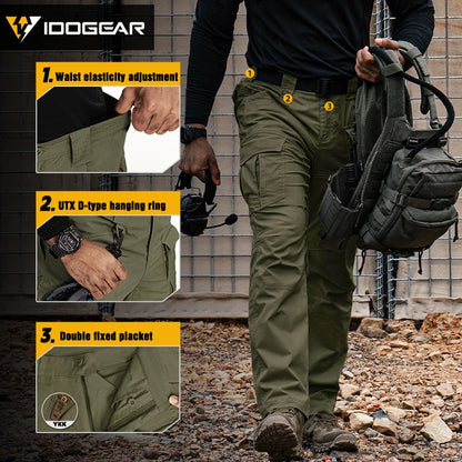 Pantalon tactique IDOGEAR leger stretch déperlant 10 poches - BLACKBEARD OUTDOOR INDUSTRIES