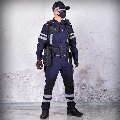 Combinaison de Sauvetage d'Urgence Été – Séchage Rapide, Respirante, Modulable | Bleu, Rouge, Noir