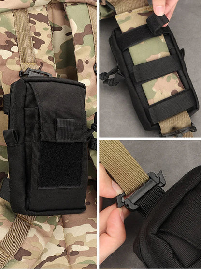 Sac à Dos Molle avec Poche Organisatrice – Support de Téléphone, Poche de Ceinture pour Camping, Randonnée, Chasse et Activités Outdoor BLACKBEARD OUTDOOR INDUSTRIES