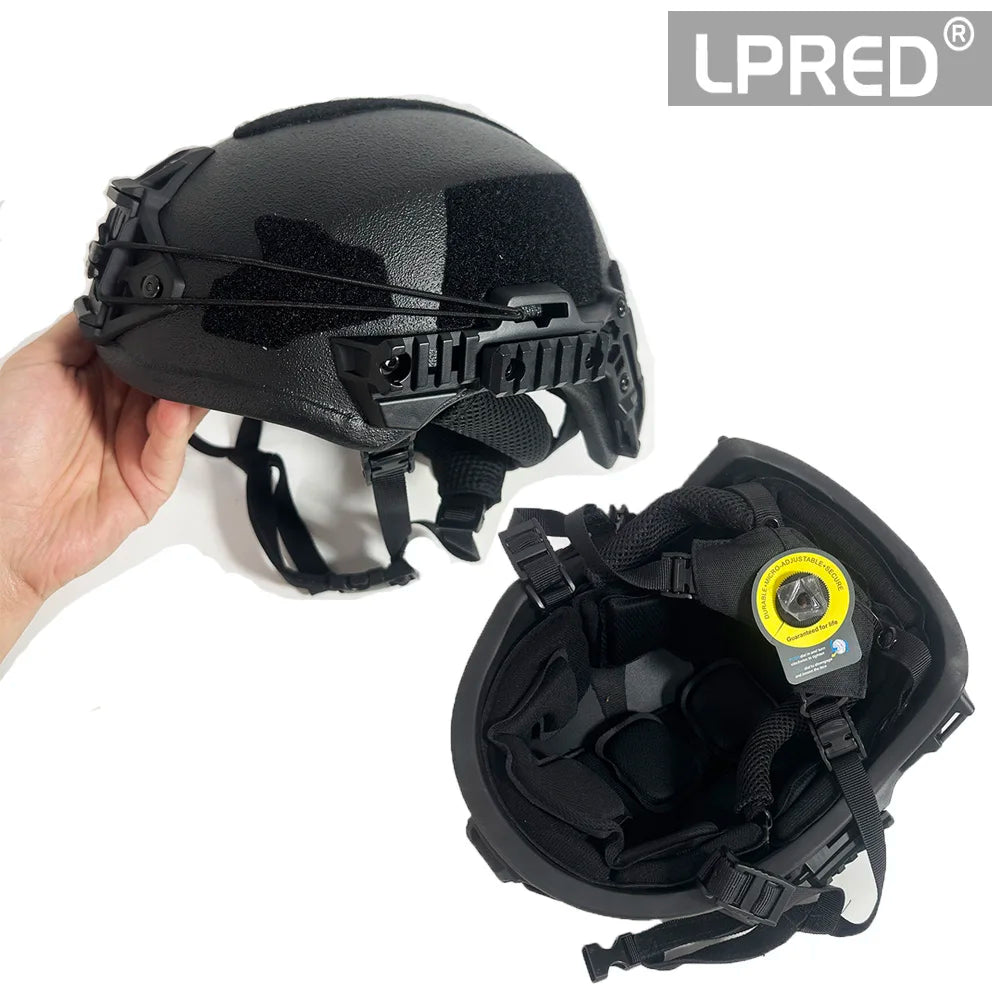 Casque Balistique LPRED Exfil Haute Découpe NIJ IIIA – Système BOA CAM FIT EPIC Liner - BLACKBEARD OUTDOOR INDUSTRIES