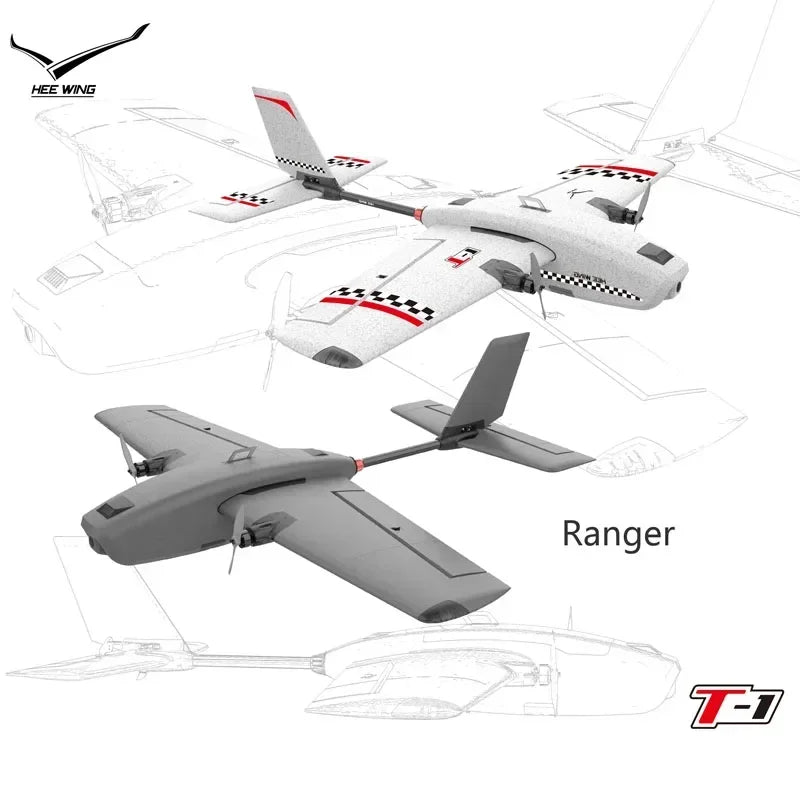 HEEWING Assassin T-1 Professional RC Aircraft Fixed Wing Glider Model EPP Outdoor Assembly Remote Control - BLACKBEARD OUTDOOR INDUSTRIES