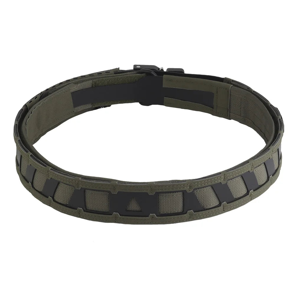 Ceinture Tactique Double Couche avec Boucle Métallique Cobra et Système MOLLE - Ceinture de Combat Soft avec Positionnement Magnétique BLACKBEARD OUTDOOR INDUSTRIES