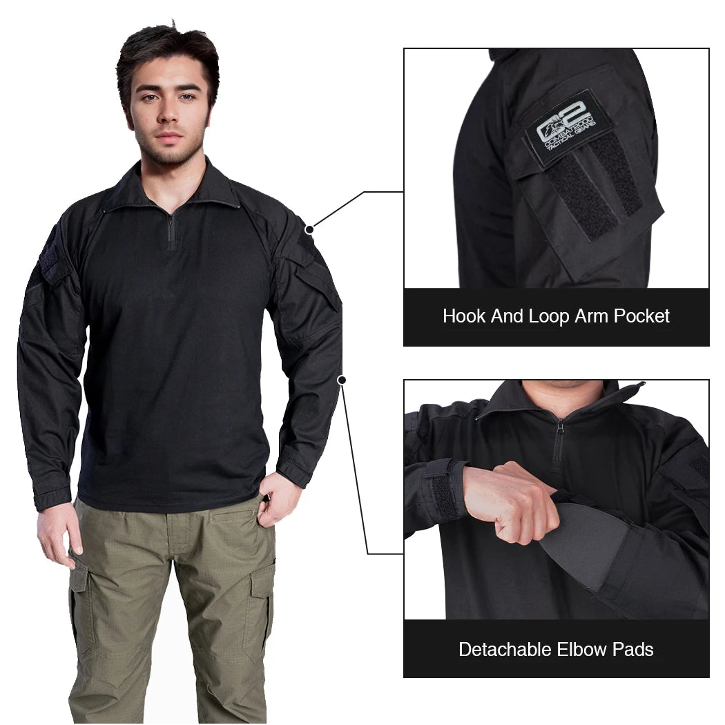 Uniforme Tactique IDOGEAR Gen3 Combat BDU avec Protections Coudes et Genoux - BLACKBEARD OUTDOOR INDUSTRIES