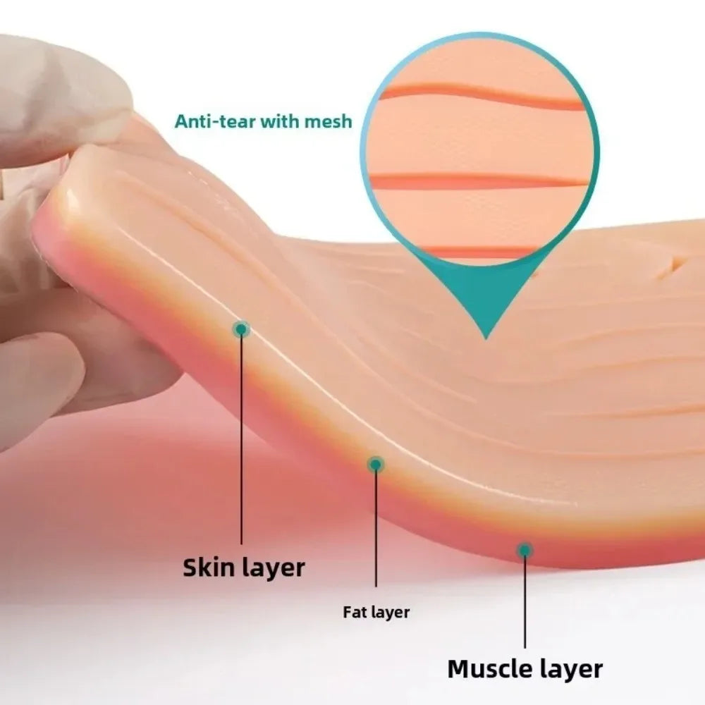 Pad de Suture en Silicone – Kit d'Entraînement Médical Étudiants & Chirurgiens – Simulation Peau Humaine - BLACKBEARD OUTDOOR INDUSTRIES