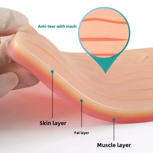Pad de Suture en Silicone – Kit d'Entraînement Médical Étudiants & Chirurgiens – Simulation Peau Humaine - BLACKBEARD OUTDOOR INDUSTRIES