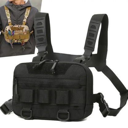 Sac Poitrine Tactique Homme – Sac à Dos Étanche Molle en Nylon pour Pêche, Randonnée et Camping - BLACKBEARD OUTDOOR INDUSTRIES