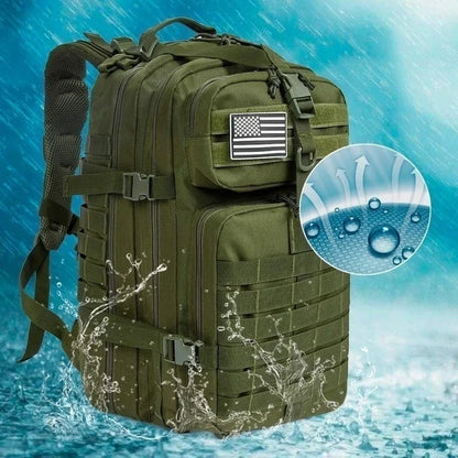 Thuram Sac à Dos Nylon 1000D Imperméable 30L/50L – Trekking, Pêche, Chasse, Camping, Randonnée - BLACKBEARD OUTDOOR INDUSTRIES