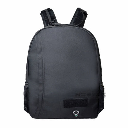 SOETAC sac à dos porte plaque 2‑en‑1 — gilet tactique MOLLE 1000D, plaques 27×34 cm, convertible chest rig/pack de réponse rapide - BLACKBEARD OUTDOOR INDUSTRIES