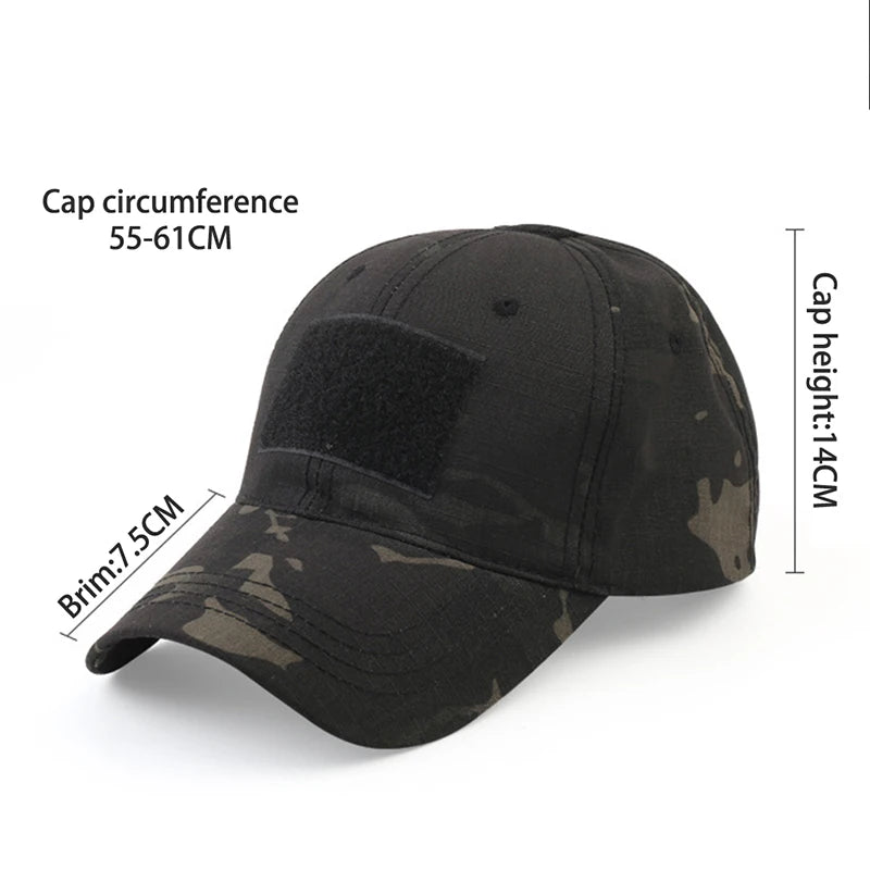 Casquette Tactique Camouflage – Baseball Cap Outdoor | Chasse, Pêche, Randonnée