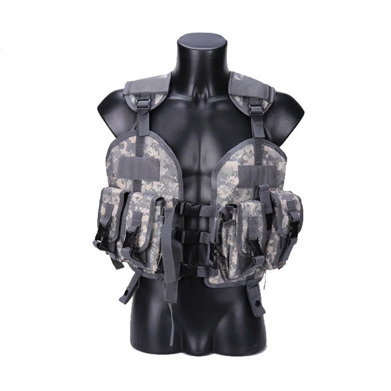 Gilet Tactique RUIN HAWK pour Hommes - Protection Airsoft et Paintball avec Sac d'Eau Camouflage - BLACKBEARD OUTDOOR INDUSTRIES