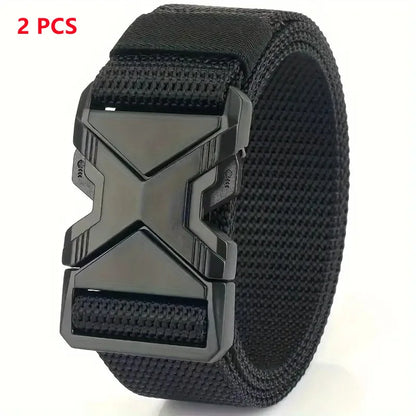 Lot de 2 Ceintures Tactiques en Toile – Style Sportif & Décontracté - BLACKBEARD OUTDOOR INDUSTRIES