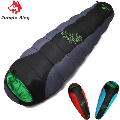Jungle King CY0901 Sac de Couchage en Coton Épais à Quatre Trous – Sac de Couchage Thermique Hiver pour Camping et Voyage - BLACKBEARD OUTDOOR INDUSTRIES
