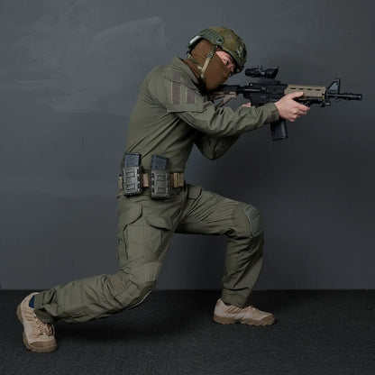 IDOGEAR G3 Uniforme Tactique Shirt & Pantalon avec Genouillères et Coudières – Ranger Green - BLACKBEARD OUTDOOR INDUSTRIES