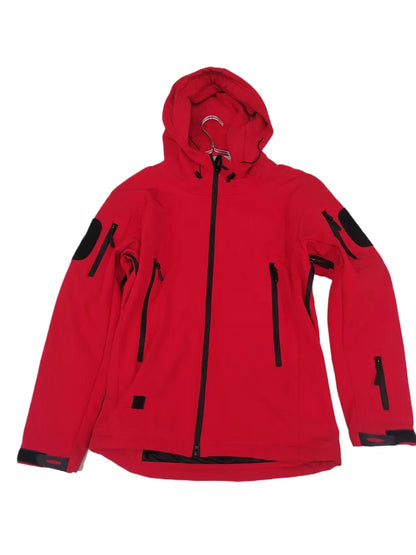 Veste tactique softshell femme à capuche, doublée polaire, camouflage ou unie