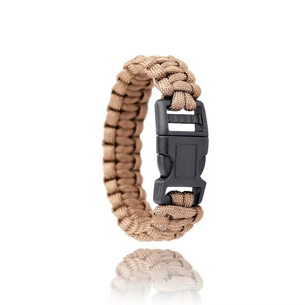 Bracelet Paracorde Tactique 7 Brins – Mode Homme – Corde de Parachute 4 mm – Survie & Urgence – Camping & Randonnée - BLACKBEARD OUTDOOR INDUSTRIES