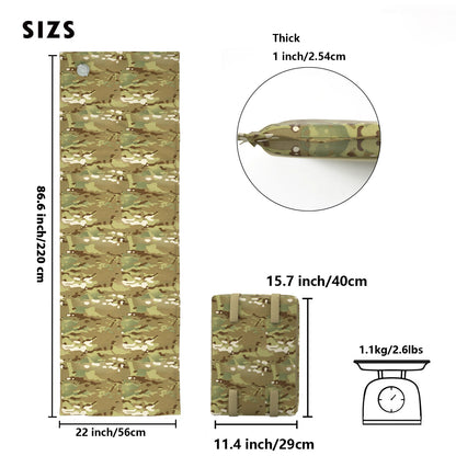 Matelas de bivouac autogonflant camouflage – 220 × 80 cm