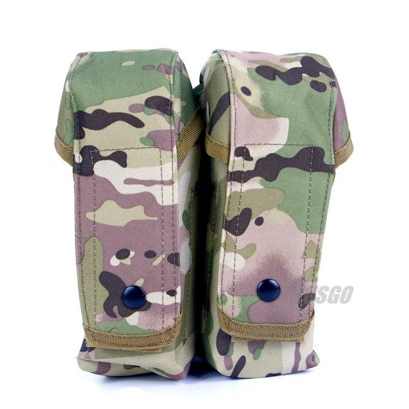 Outdoor Double AK Mag Pouch MOLLE – Porte Chargeur Double pour AK, Sac à Ceinture, Accessoires de Paintball et Chasse BLACKBEARD OUTDOOR INDUSTRIES