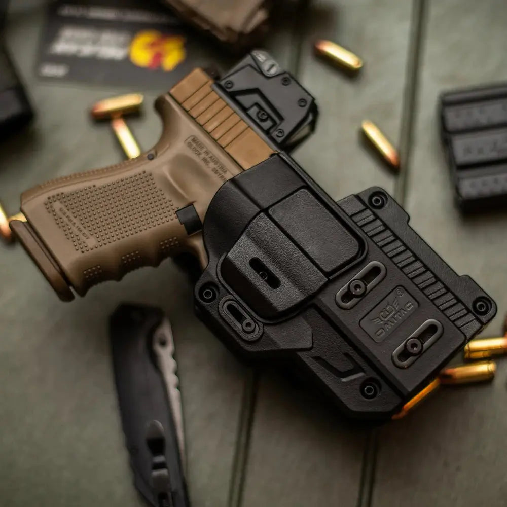 Étui Universel OWB Rotatif 360° – Holster Tactique pour Pistolets Full Size, Compact et Subcompact Ma boutique