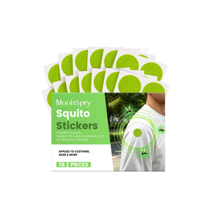 Patch Anti-Moustique Naturel – Huile Essentielle, Longue Durée, Lot de 78 – Extérieur Enfants Adultes