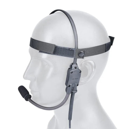 WADSN MH180-V Oreillette Conduction Osseuse Tactique – PTT Kenwood, Airsoft, Talkie-Walkie
